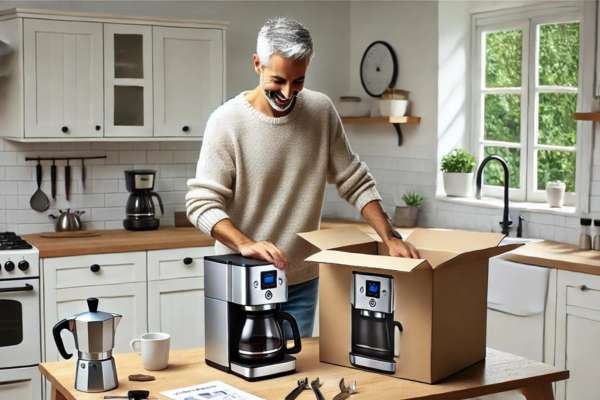 Unbox and installation your coffee maker
