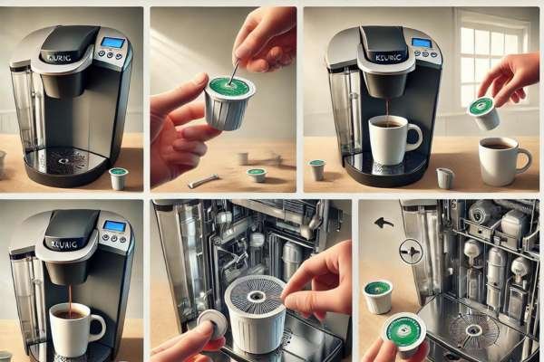 Taking Off the Drip Tray And Pod Holder Keurig Coffee Maker