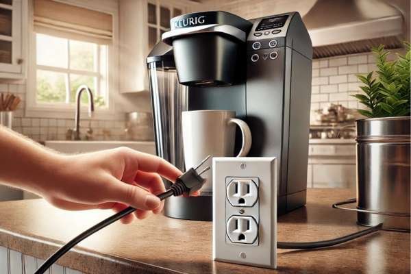 Unplugging Your Keurig coffee maker