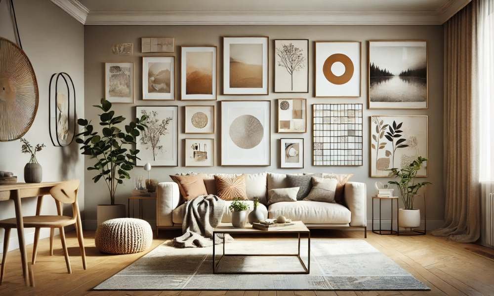 How To Arrange Wall Art In Living Room